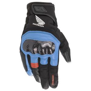 Rękawiczki motocyklowe Alpinestars SMX Z Drystar Honda jasnoszaro-czarno-niebiesko-czerwone