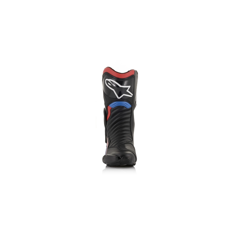 Buty motocyklowe Alpinestars S-MX 6 Honda z kolekcji czarno-czerwono-niebiesko-białej