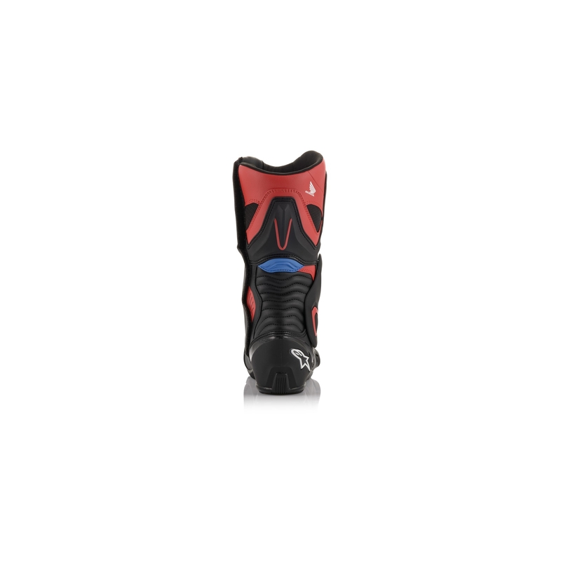 Buty motocyklowe Alpinestars S-MX 6 Honda z kolekcji czarno-czerwono-niebiesko-białej