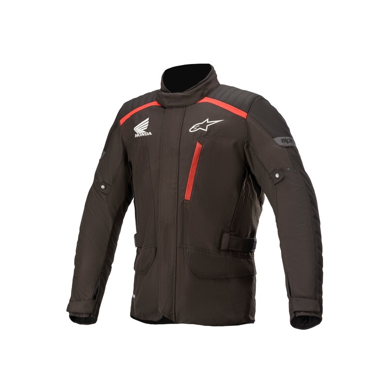 Kurtka motocyklowa Alpinestars Gravity Drystar Honda z kolekcji czarno-czerwonej