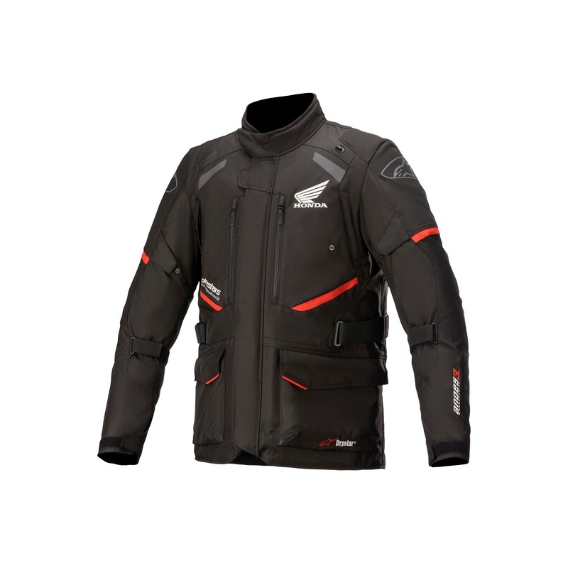 Kurtka motocyklowa Alpinestars Andes Drystar TECH-AIR 5 kompatybilna z kolekcją Hondy czarno-czerwona