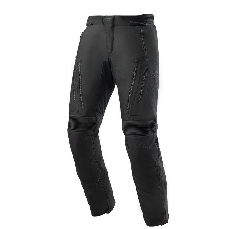 Rozszerzane spodnie motocyklowe Rebelhorn Hiker IV w kolorze czarnym