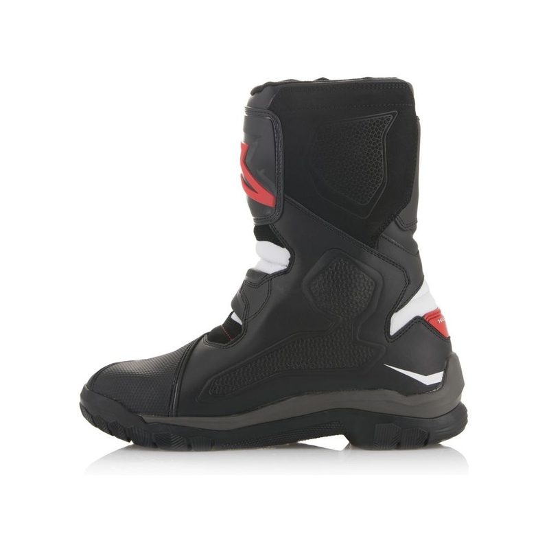 Buty motocyklowe Alpinestars Belize Drystar Honda, kolekcja czarno-biało-czerwona