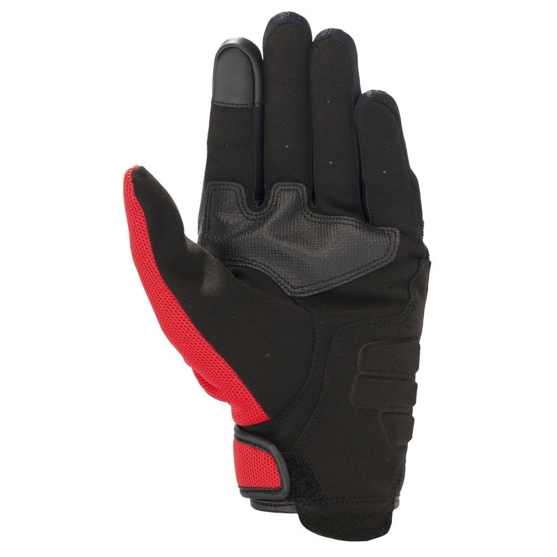 Kolekcja rękawic motocyklowych Alpinestars Copper Honda w kolorze czarno-czerwono-niebieskim