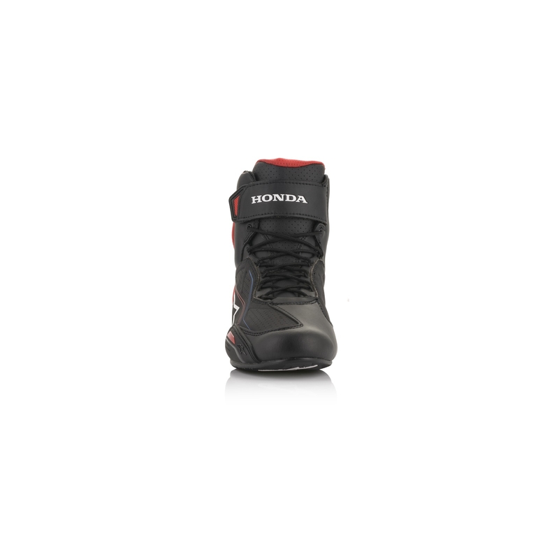 Buty motocyklowe Alpinestars Faster-3 Honda, kolekcja czarno-czerwono-niebieskie