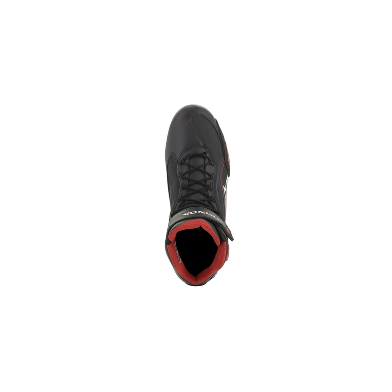 Buty motocyklowe Alpinestars Faster-3 Honda, kolekcja czarno-czerwono-niebieskie