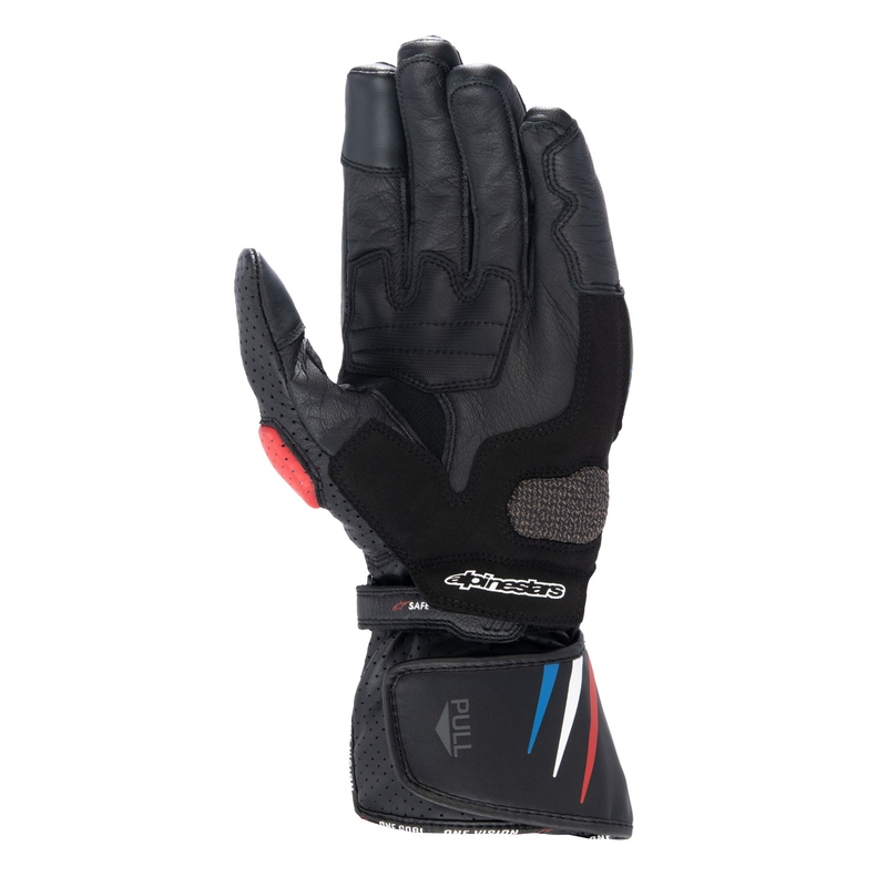 Rękawice motocyklowe Alpinestars SP-8 Honda czarno-czerwono-niebieskie