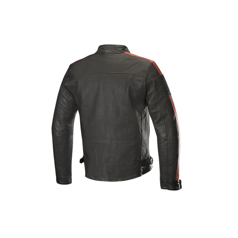 Kurtka motocyklowa Alpinestars Charlie Honda, kolekcja czarno-kremowo-czerwona
