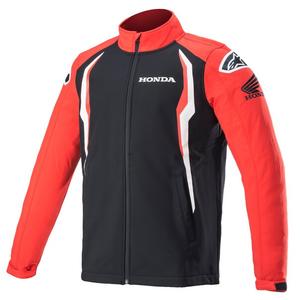 Kurtka motocyklowa Alpinestars Honda w kolorze czerwono-czarnym