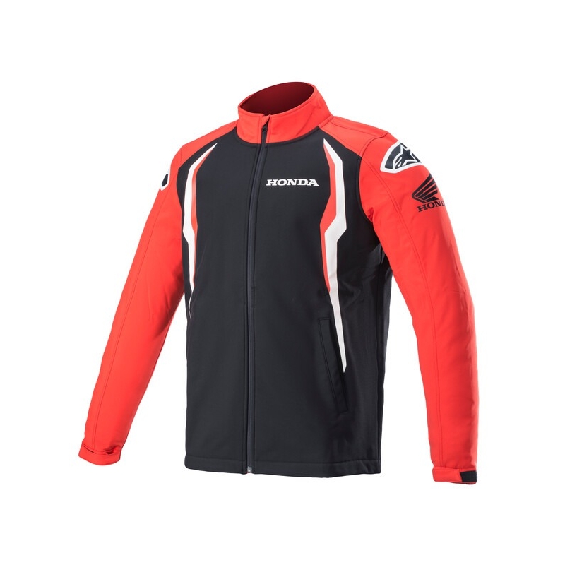 Kurtka motocyklowa Alpinestars Honda w kolorze czerwono-czarnym