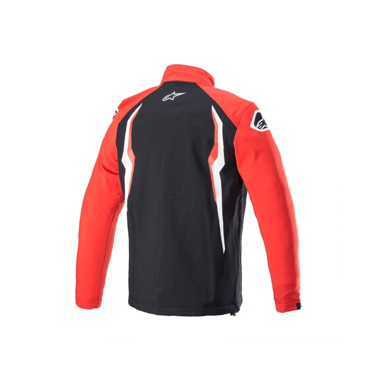 Kurtka motocyklowa Alpinestars Honda w kolorze czerwono-czarnym