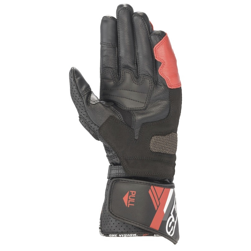 Rękawiczki motocyklowe Alpinestars SP-8 czarno-biało-czerwone