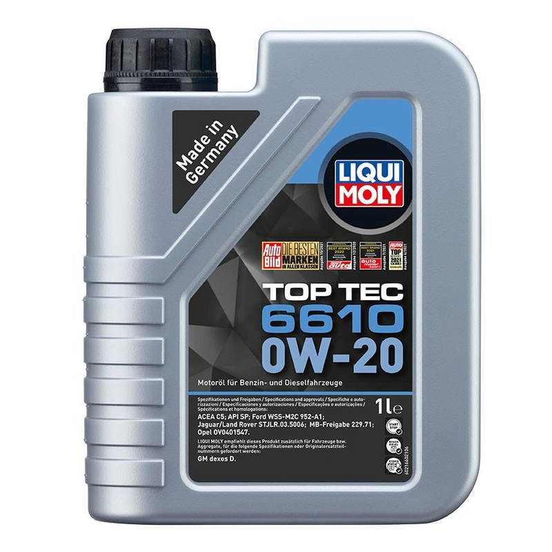 Syntetyczny olej silnikowy LIQUI MOLY Top Tec 6610 0W-20 1 l