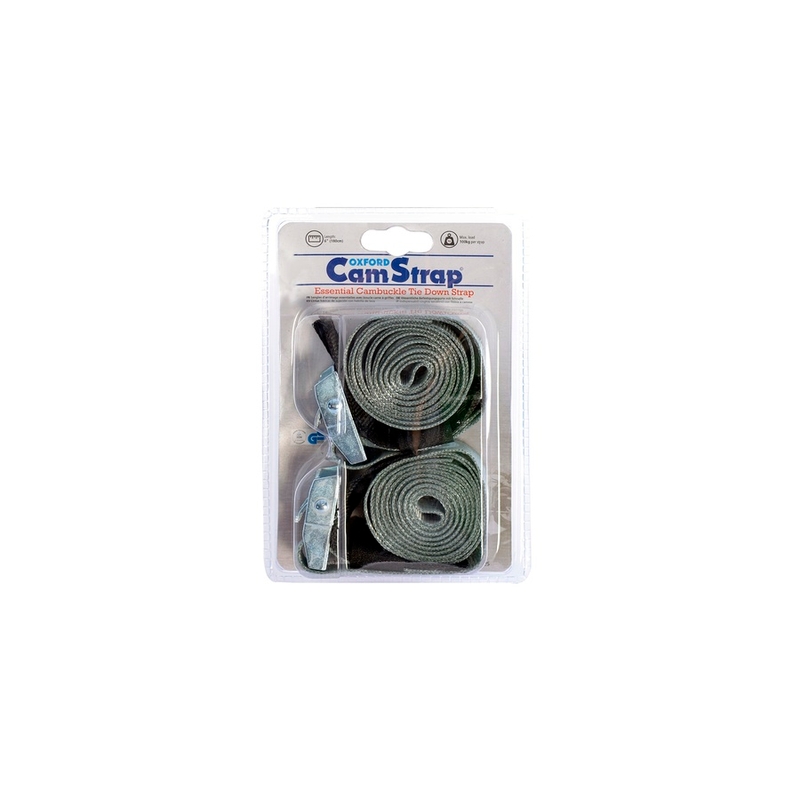 Regulowane paski Oxford Cam Straps z mocowaniem wolnego końca za pomocą szarego rzepu