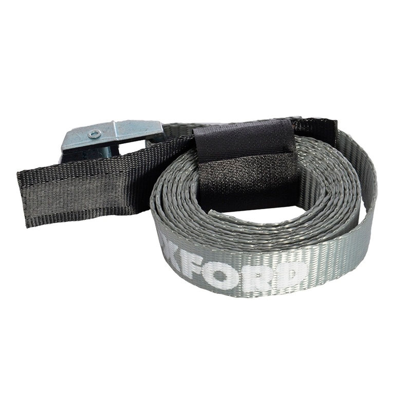 Regulowane paski Oxford Cam Straps z mocowaniem wolnego końca za pomocą szarego rzepu