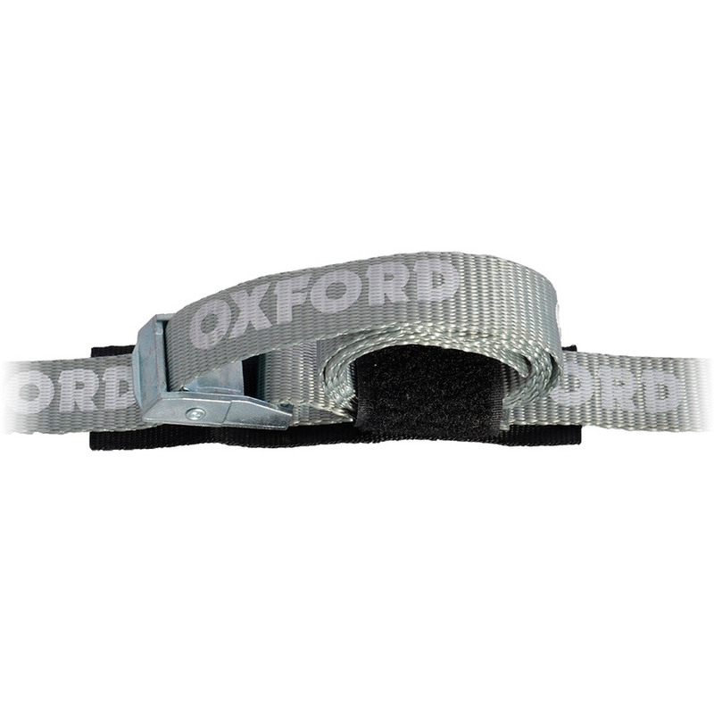 Regulowane paski Oxford Cam Straps z mocowaniem wolnego końca za pomocą szarego rzepu