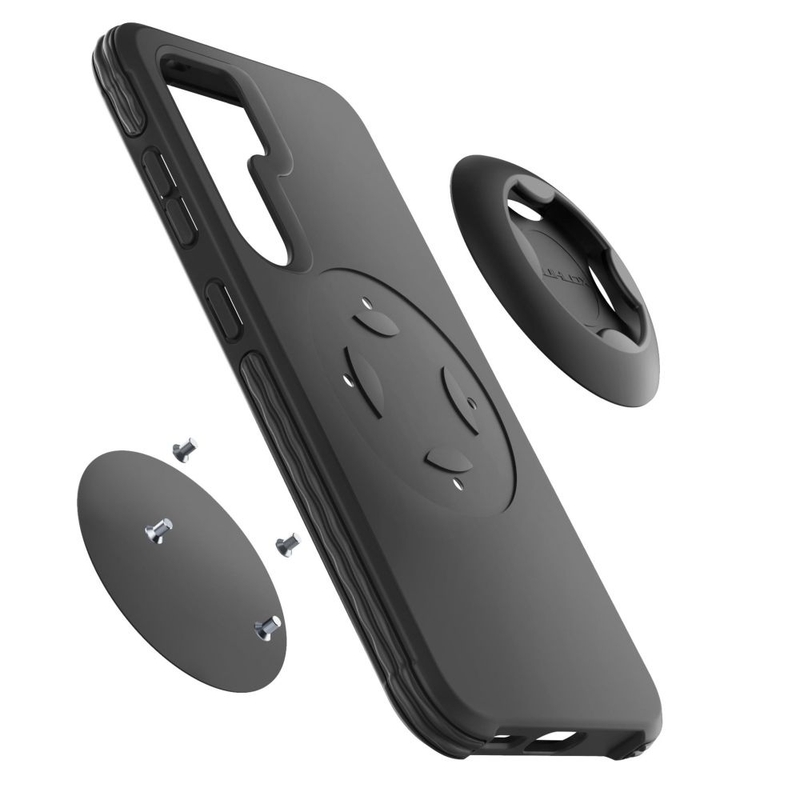 Pokrowiec ochronny Interphone QUIKLOX Tetraforce do Samsunga Galaxy S24 Plus czarny