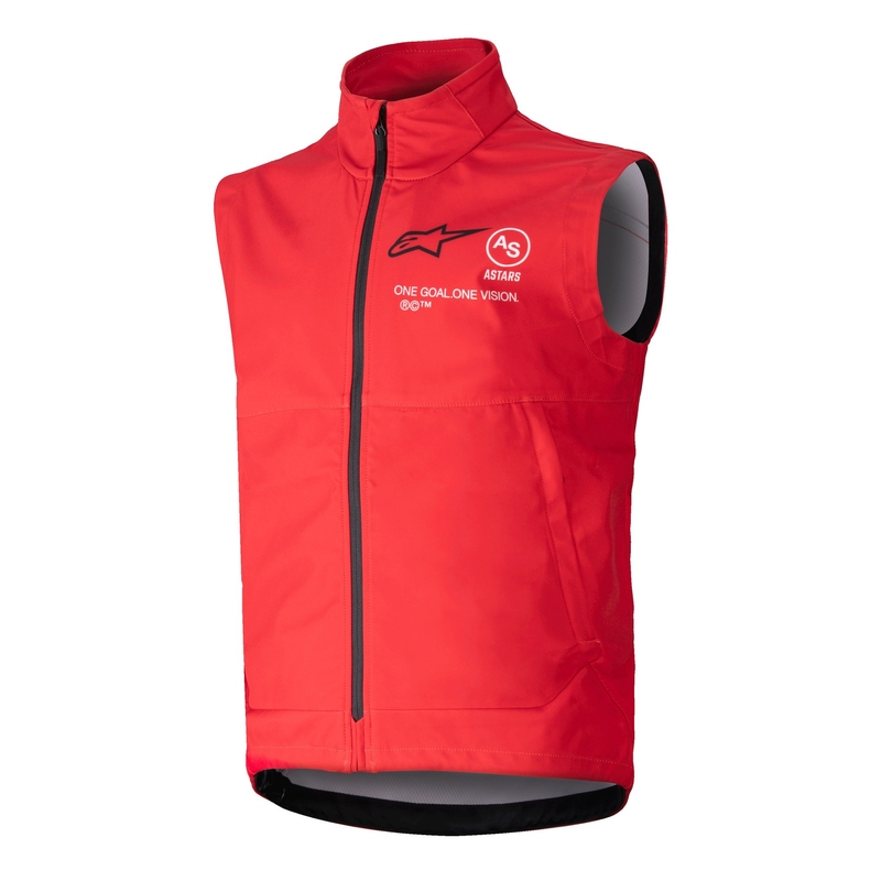 Dziecięca kamizelka softshell Alpinestars Techstar czerwona