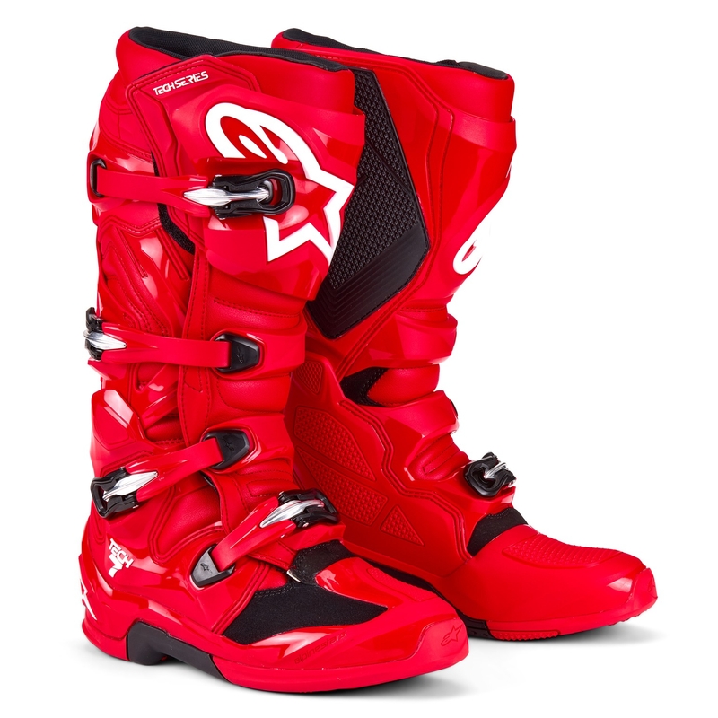 Buty motocyklowe Alpinestars Tech 7 czerwone