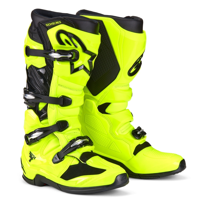 Buty motocyklowe Alpinestars Tech 7 fluo żółto-czarne