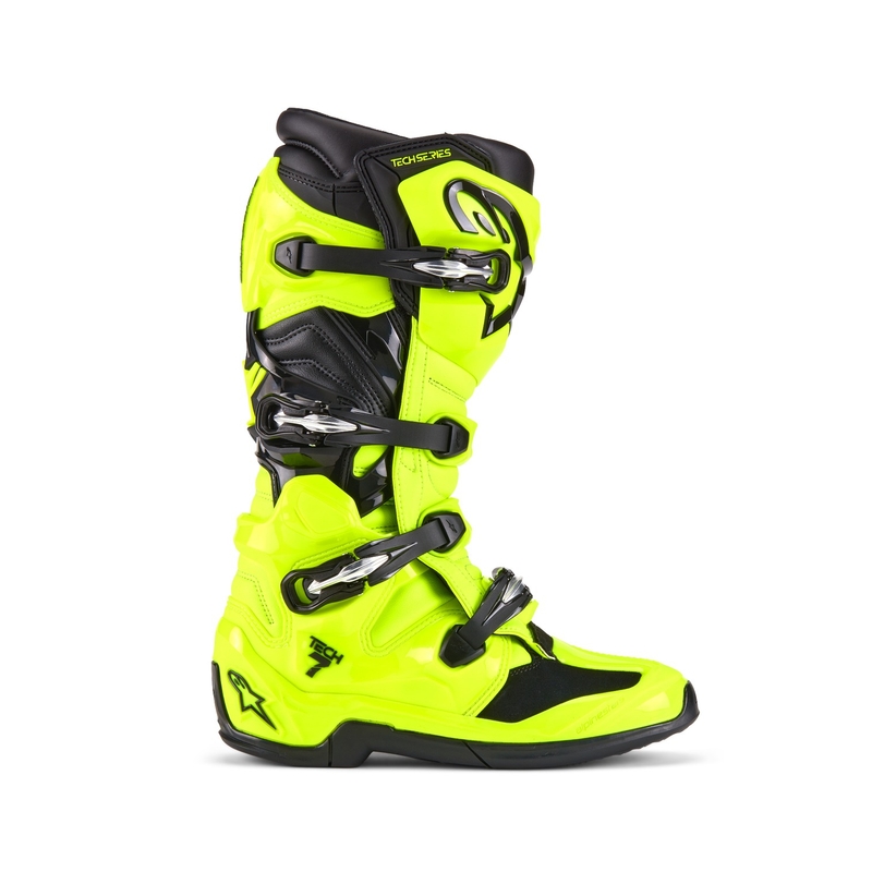 Buty motocyklowe Alpinestars Tech 7 fluo żółto-czarne