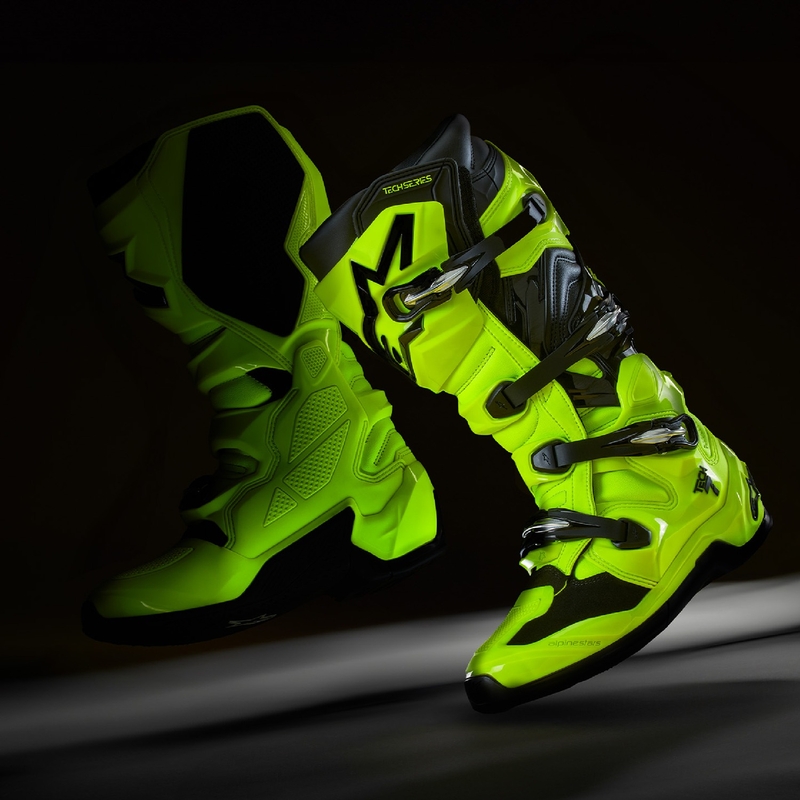 Buty motocyklowe Alpinestars Tech 7 fluo żółto-czarne