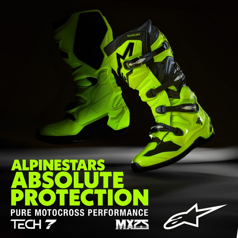 Buty motocyklowe Alpinestars Tech 7 fluo żółto-czarne