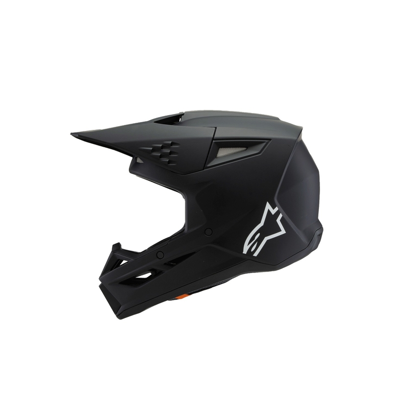 Kask motocrossowy dla dzieci Alpinestars S-M3 Solid Matte Black