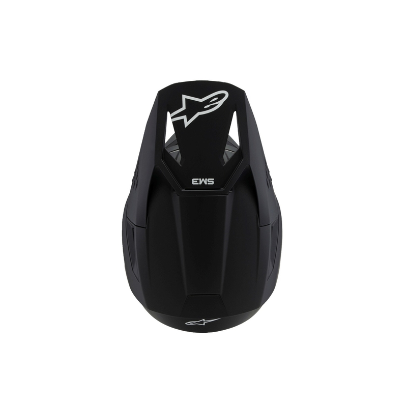 Kask motocrossowy dla dzieci Alpinestars S-M3 Solid Matte Black