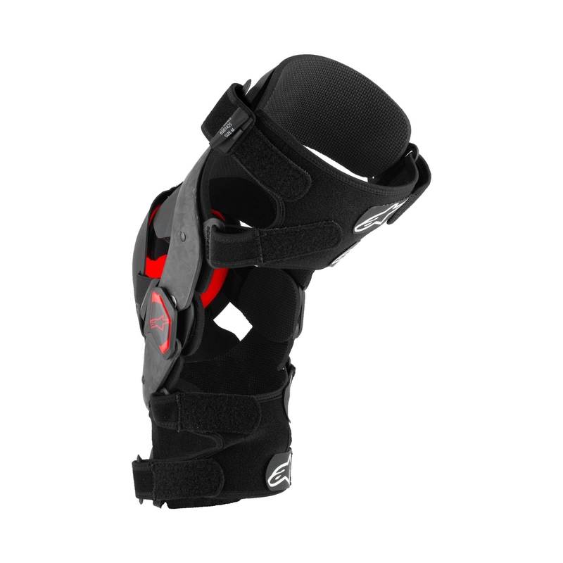 Ochraniacze kolan Alpinestars Supertech RK-10 Plasma czarno-czerwone