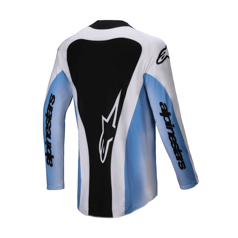 Czarno-niebieska koszulka motocrossowa Alpinestars Techstar Melt