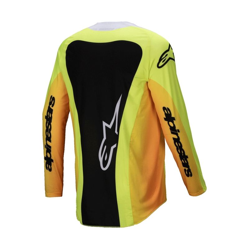 Koszulka motocrossowa Alpinestars Techstar Melt żółto-czarna