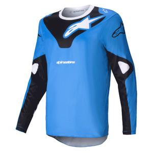 Koszulka motocrossowa Alpinestars Racer Veil w kolorze niebiesko-czarnym