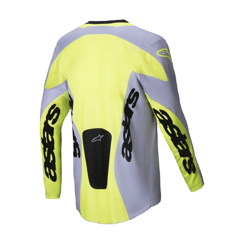 Koszulka motocrossowa Alpinestars Racer Veil w kolorze szaro-fluo żółtym