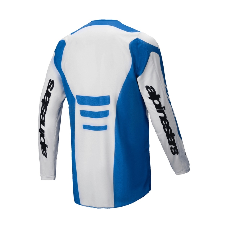 Koszulka motocrossowa Alpinestars Fluid Haul w kolorze niebiesko-białym