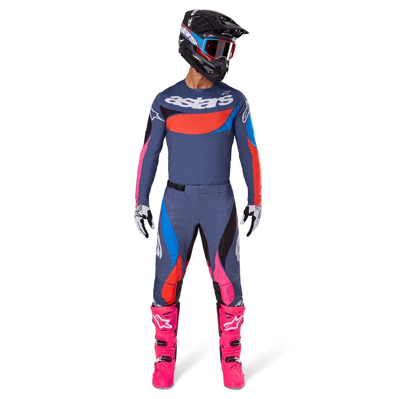 Koszulka motocrossowa Alpinestars Techstar Dreem w kolorze szaro-wielokolorowym