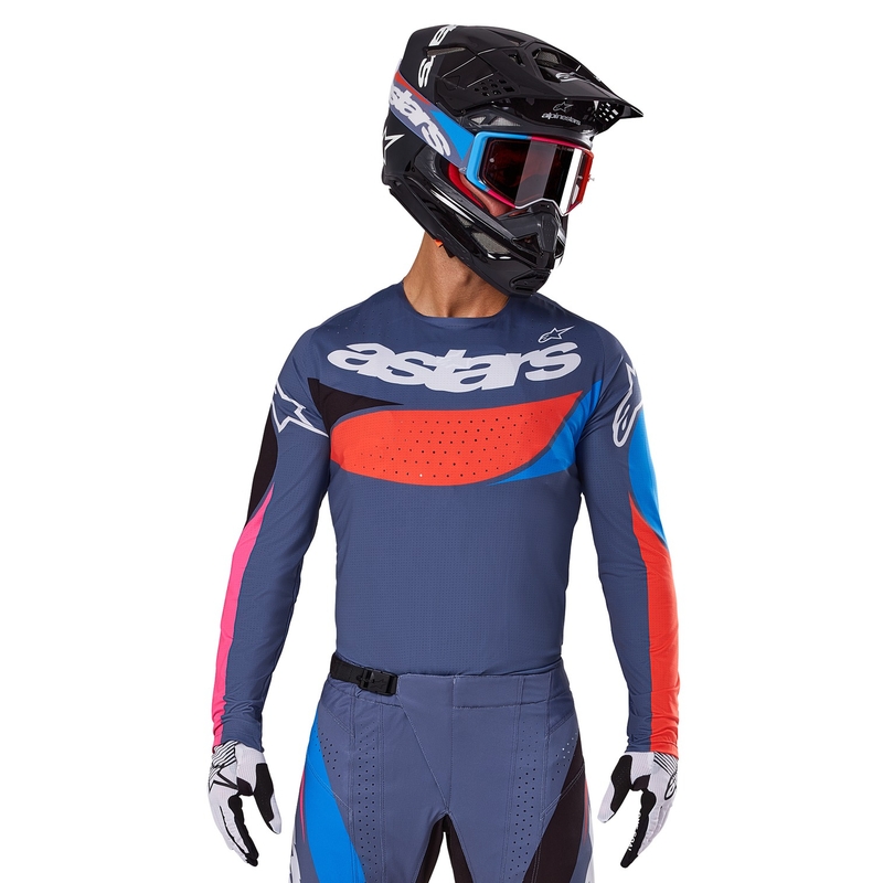 Koszulka motocrossowa Alpinestars Techstar Dreem w kolorze szaro-wielokolorowym