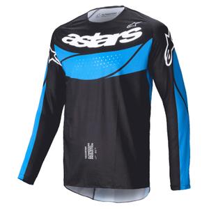 Koszulka motocrossowa Alpinestars Techstar Dreem w kolorze czarno-niebieskim