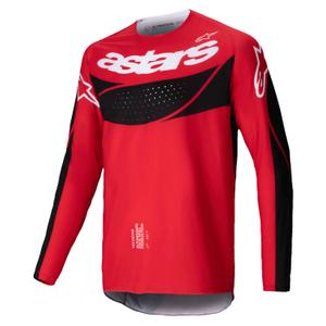 Koszulka motocrossowa Alpinestars Techstar Dreem czerwono-czarna