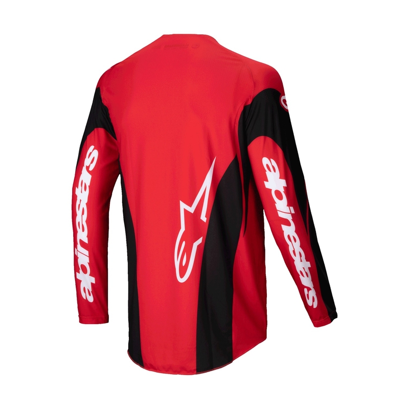 Koszulka motocrossowa Alpinestars Techstar Dreem czerwono-czarna