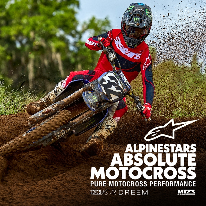 Koszulka motocrossowa Alpinestars Techstar Dreem czerwono-czarna