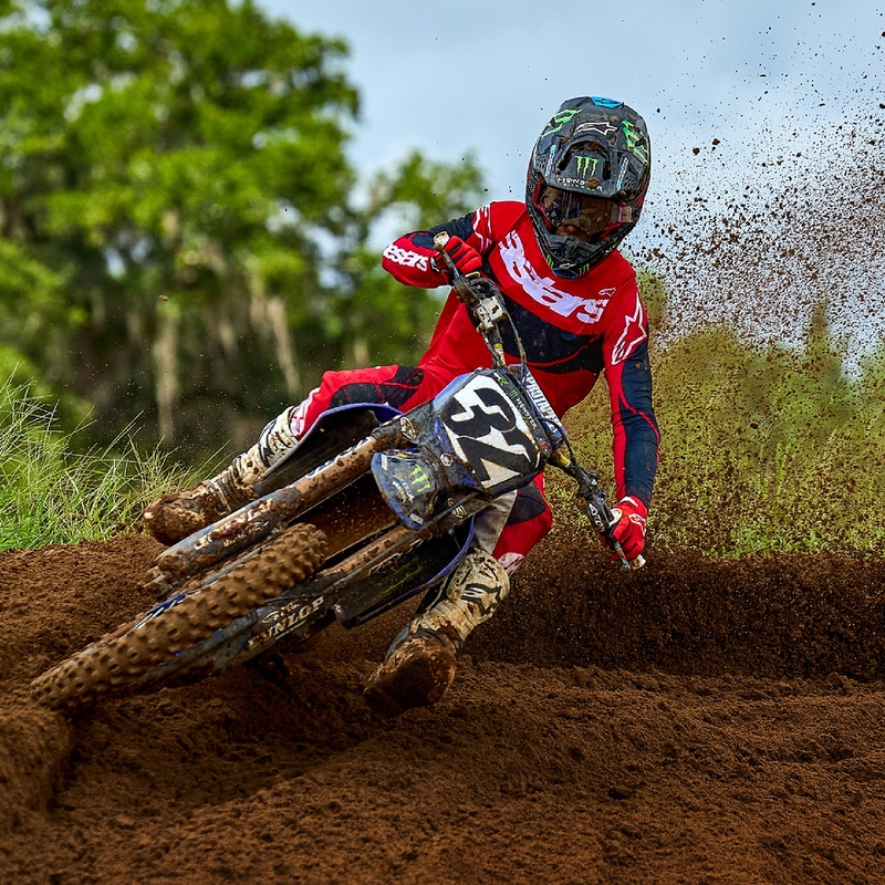 Koszulka motocrossowa Alpinestars Techstar Dreem czerwono-czarna