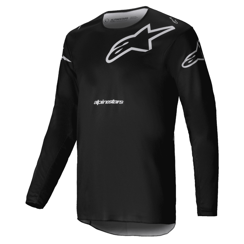 Koszulka motocrossowa Alpinestars Racer Graphite w kolorze czarno-szarym