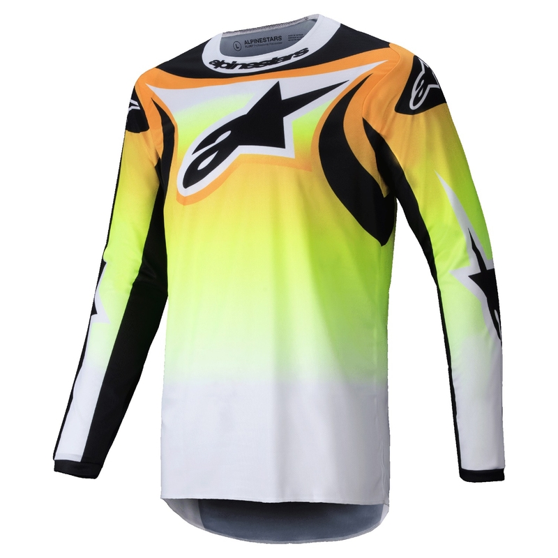 Koszulka motocrossowa Alpinestars Fluid Wurx żółto-czarna