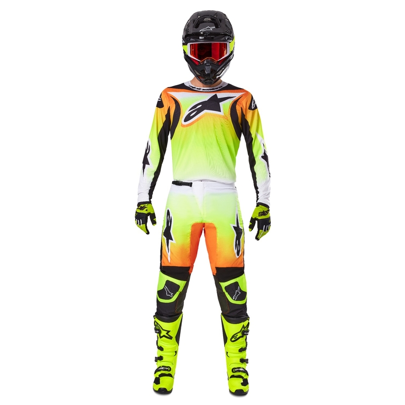 Koszulka motocrossowa Alpinestars Fluid Wurx żółto-czarna