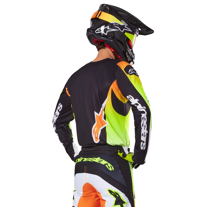 Koszulka motocrossowa Alpinestars Fluid Wurx żółto-czarna
