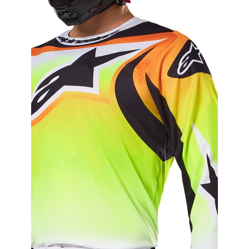 Koszulka motocrossowa Alpinestars Fluid Wurx żółto-czarna