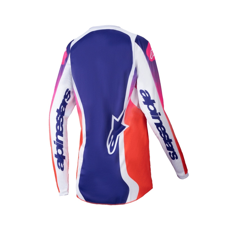 Damska koszulka motocrossowa Alpinestars Stella Fluid Wurx, wielokolorowo-biała