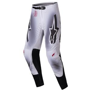 Spodnie motocrossowe Alpinestars Supertech Maker srebrno-czarne