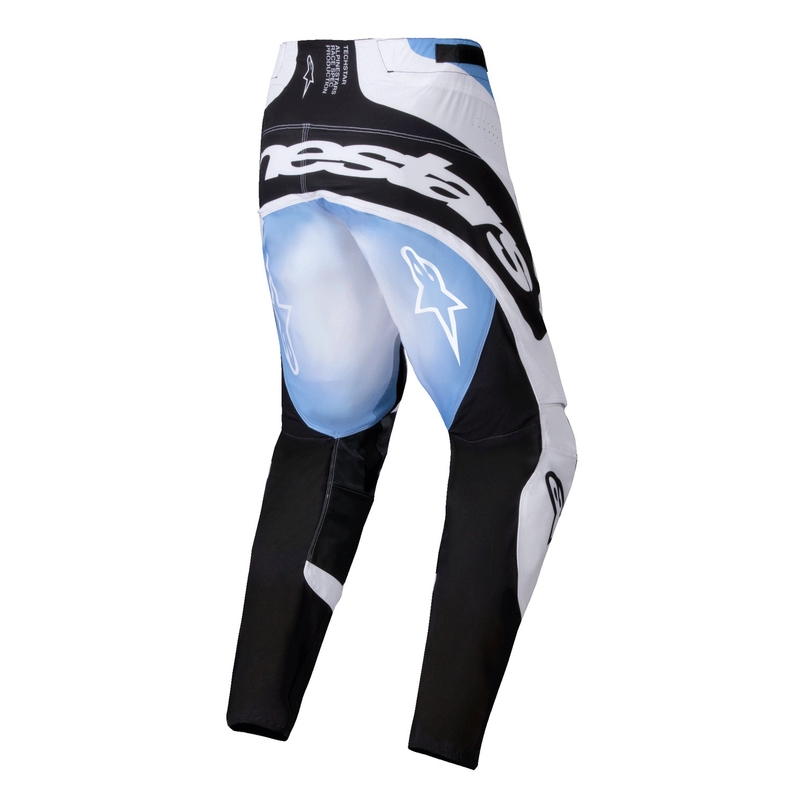 Spodnie motocrossowe Alpinestars Techstar Melt czarno-niebieskie
